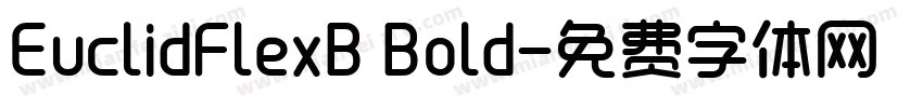 EuclidFlexB Bold字体转换
